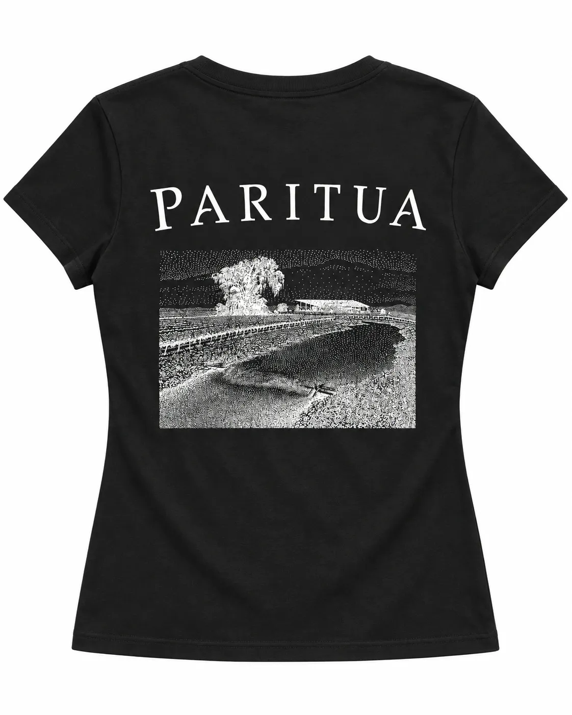Women back tee