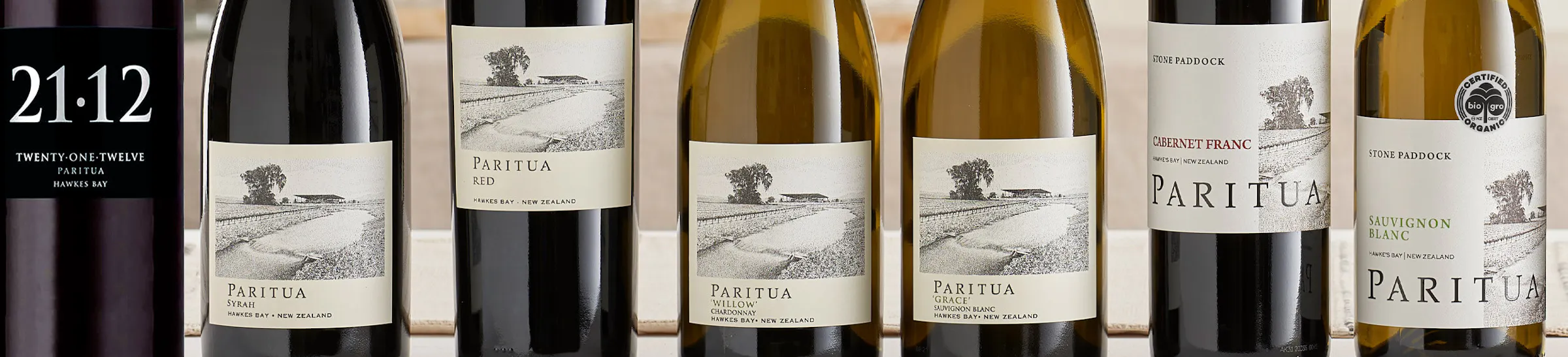 Paritua banner img our wines